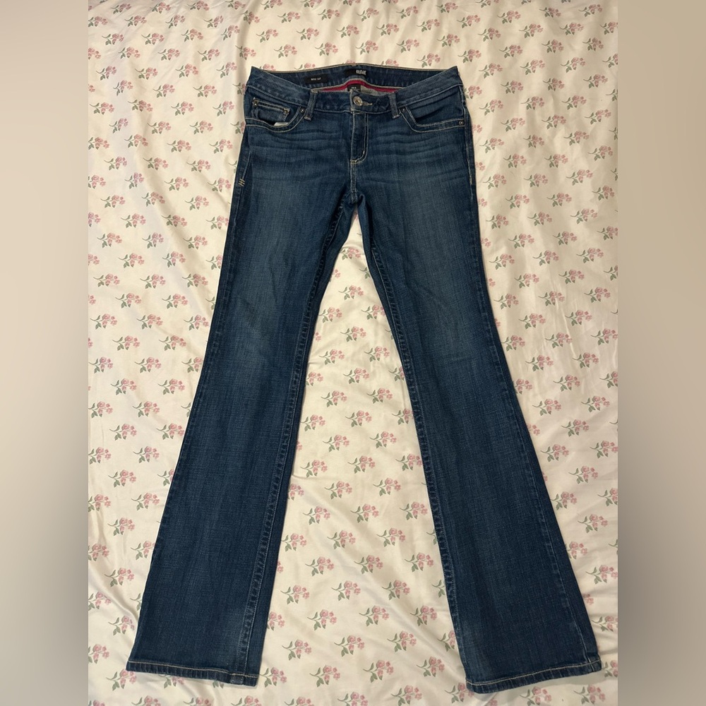 a.n.a Dark Blue Flare Women's Jeans